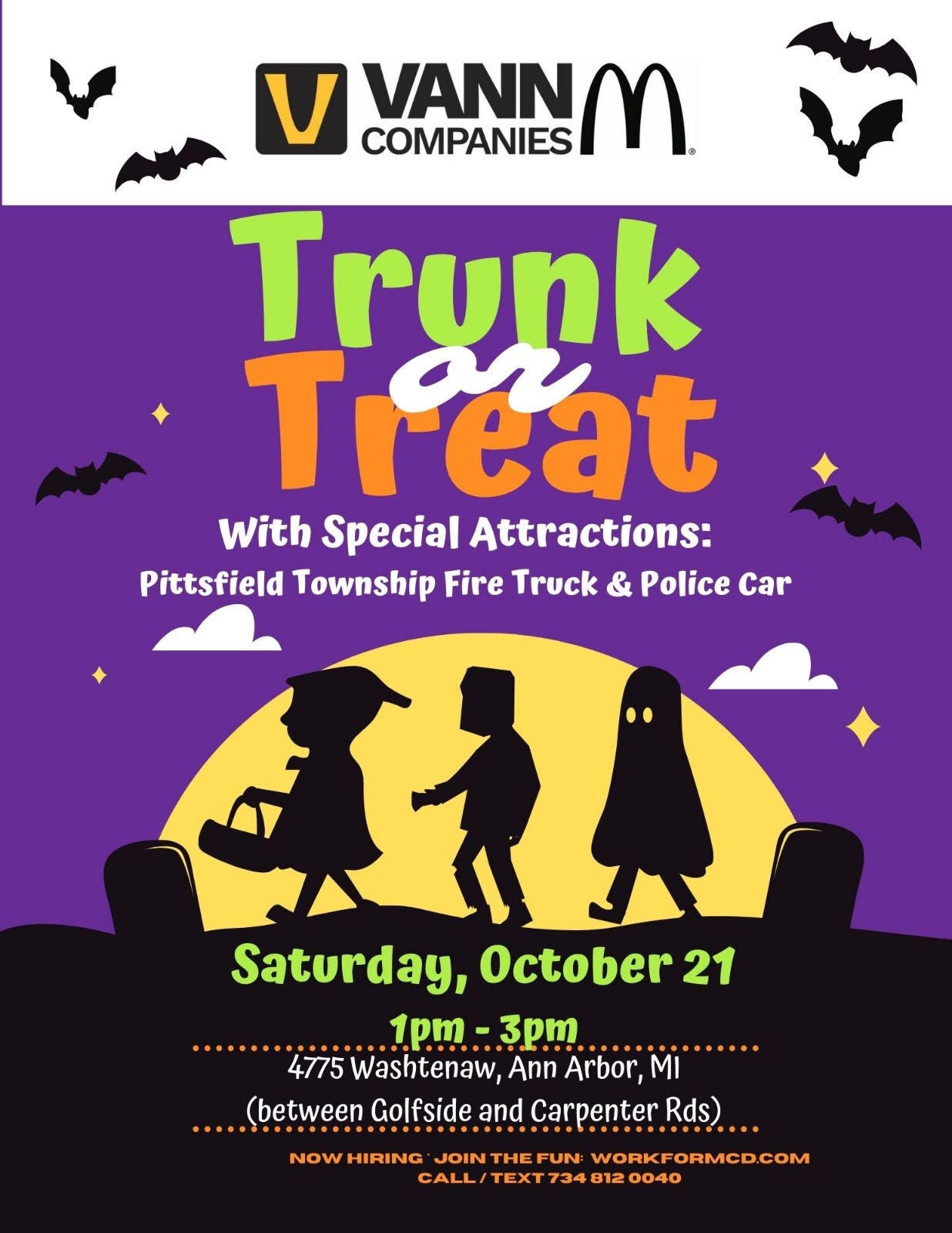 Trunk or Treat Events - Oct 13, 2023